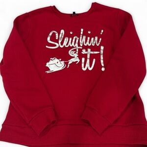 George Vibrant Red Sweatshirt